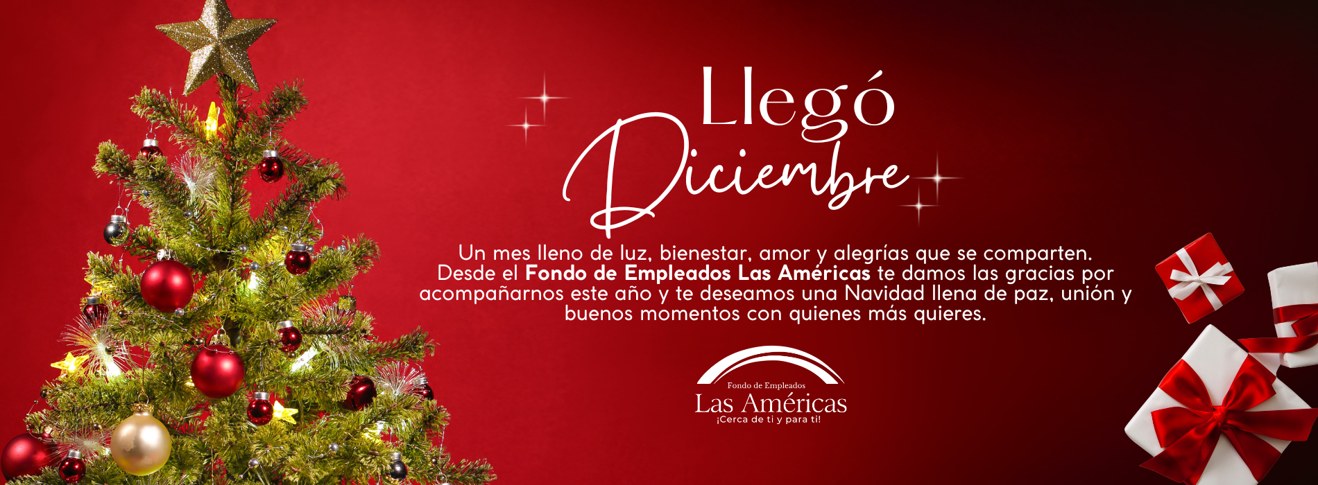 post de instagram bienvenido diciembre navidad fotográfico rojo (1900 x 700 px)