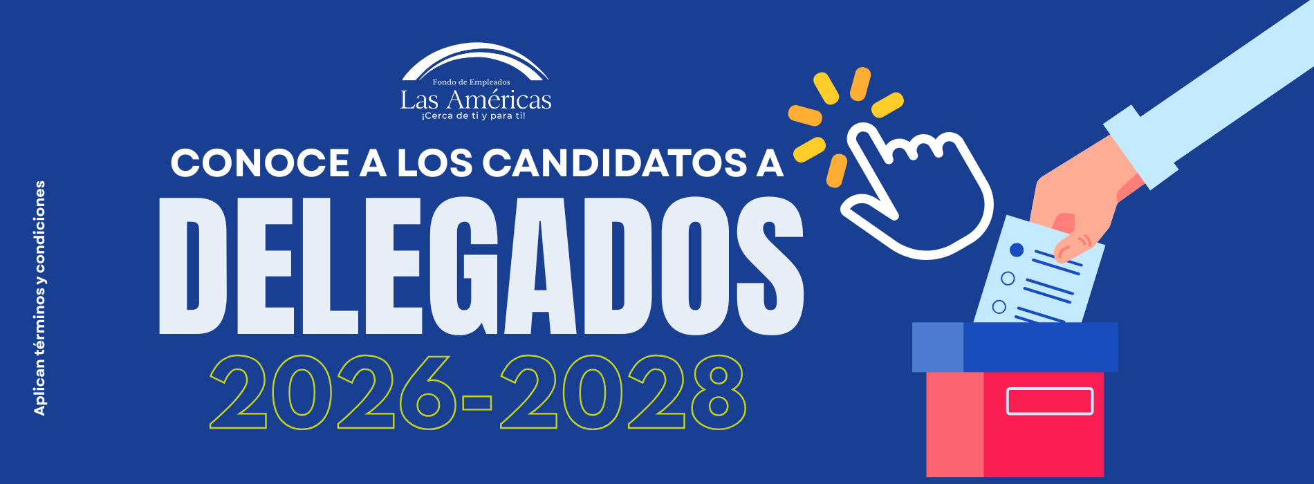 Cartel A3 Elecciones Votaciones Ilustrativo Minimalista Azúl (1900 x 700 px)