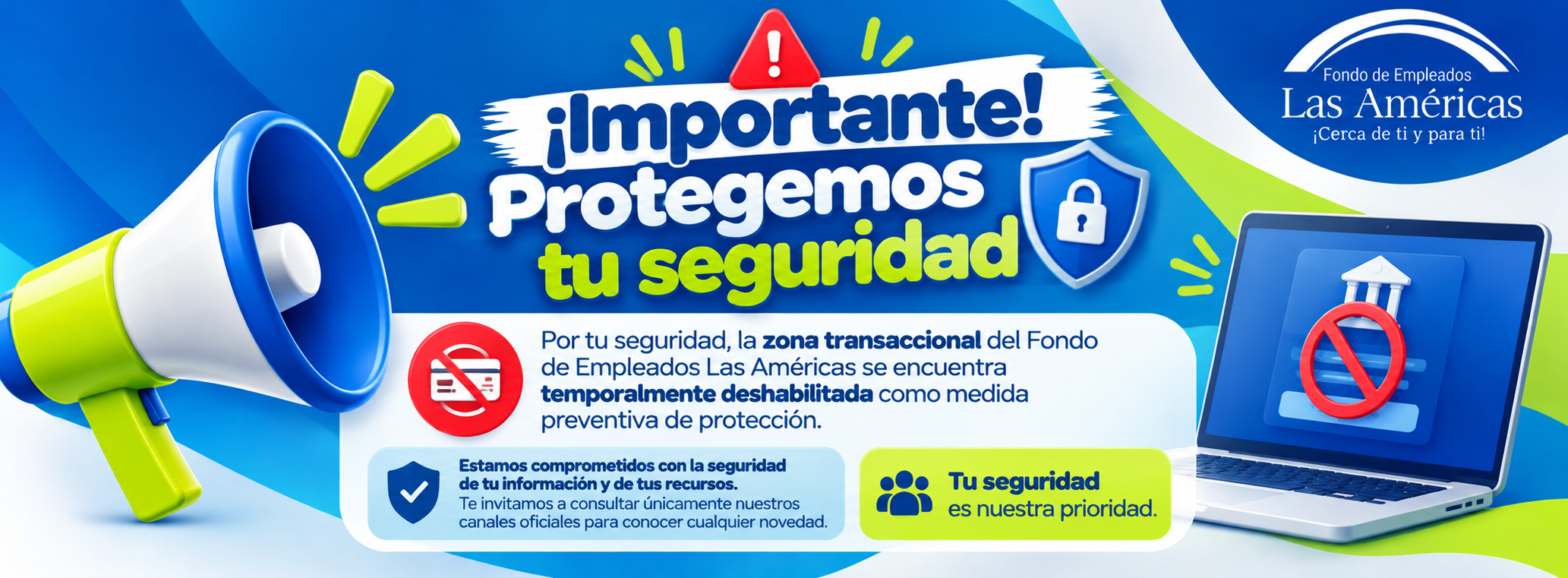 Alerta de Seguridad Fondo Las Américas
